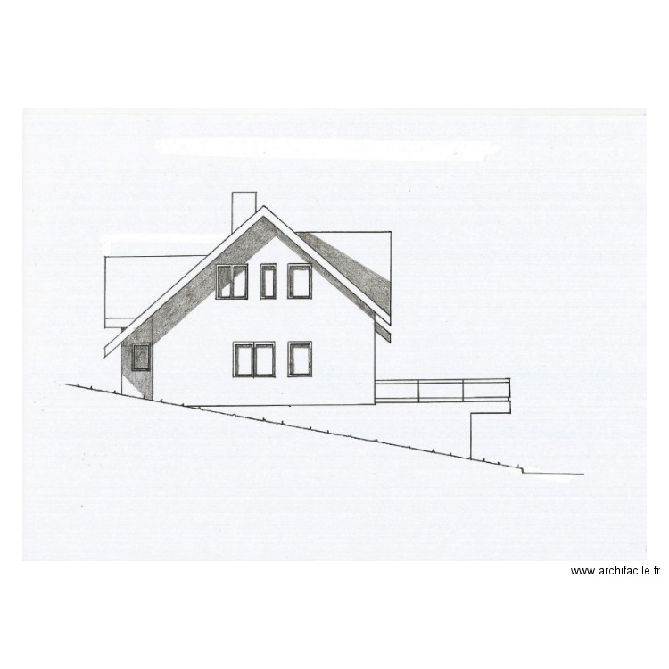 ROZAND   VILLARD  FACADE N O  A. Plan de 0 pièce et 0 m2