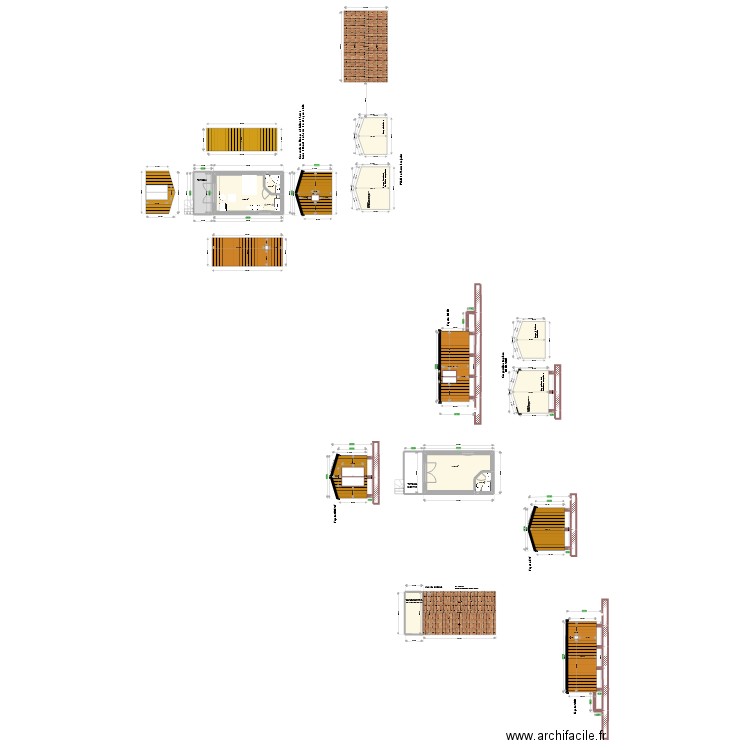 studio de jardin sur pilotis. Plan de 0 pièce et 0 m2