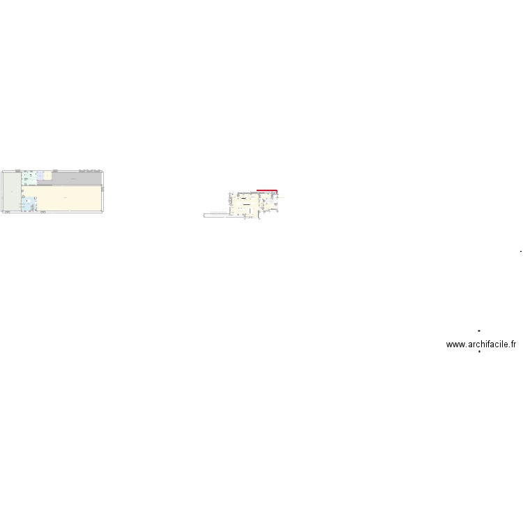 local Saint Louis RDC ac esc et asc ext . Plan de 0 pièce et 0 m2