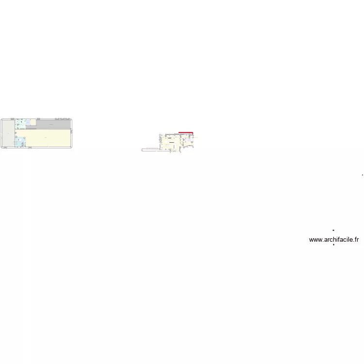 local Saint Louis RDC ac esc et asc ext . Plan de 