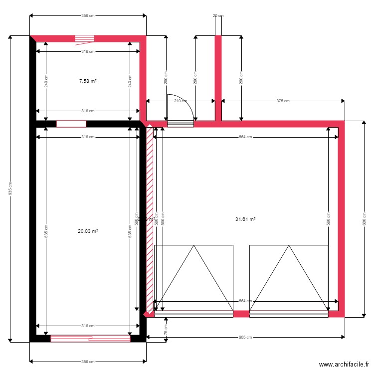 DEYMIER PLAN MACONNERIE MESURES. Plan de 0 pièce et 0 m2