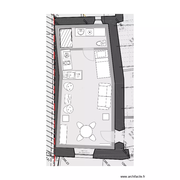 Studio - scénario 1bis. Plan de Studio - scénario 1bis. Plan de