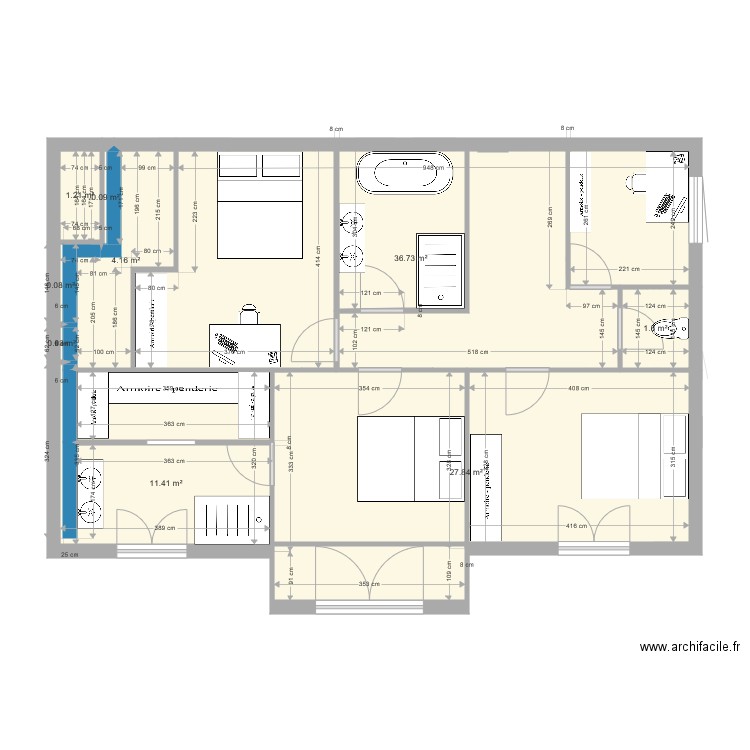 COUCOU ETAGE 4. Plan de 0 pièce et 0 m2