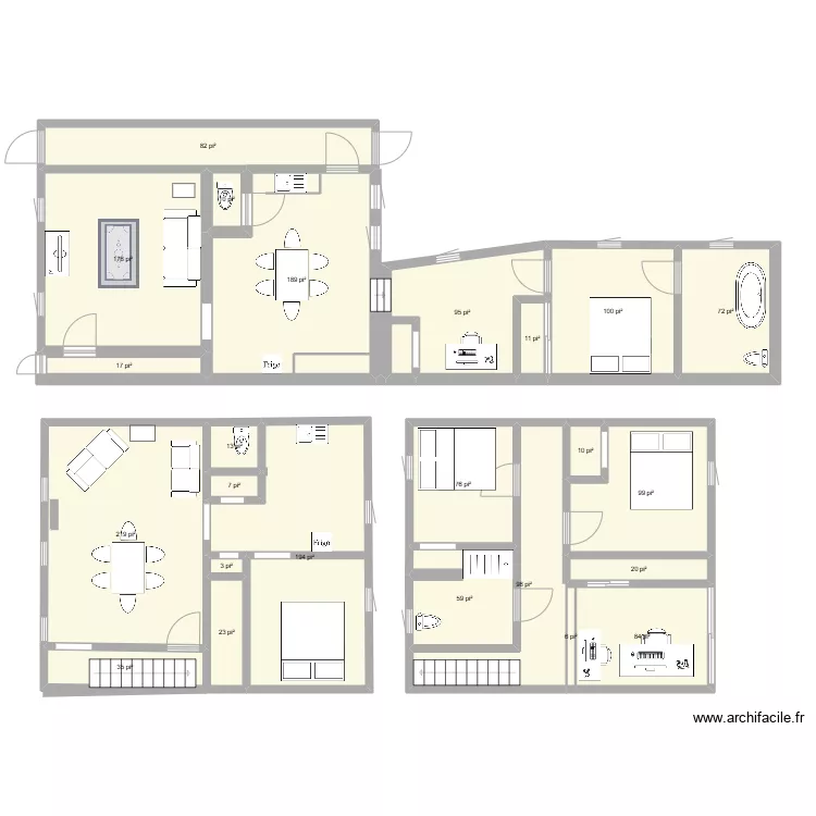 tourelle. Plan de tourelle. Plan de