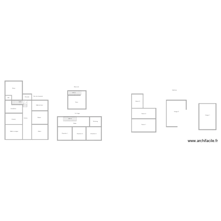 HAUVINE BELLE MARGUERITE. Plan de 