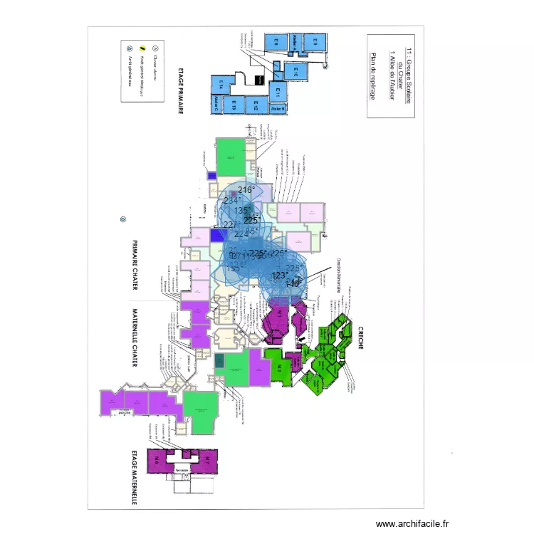 ECOLE CHATER. Plan de 