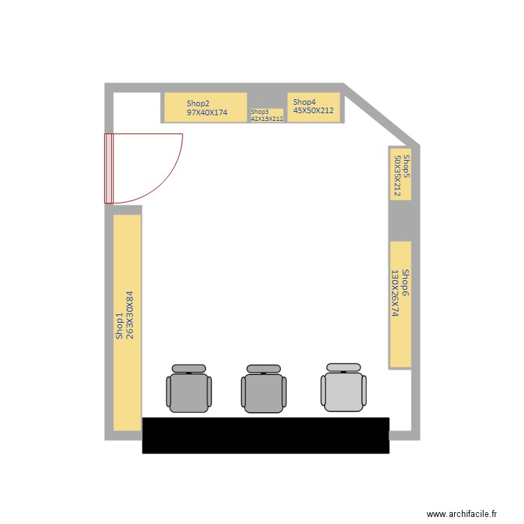 Mirador hotel boutique. Plan de 0 pièce et 0 m2