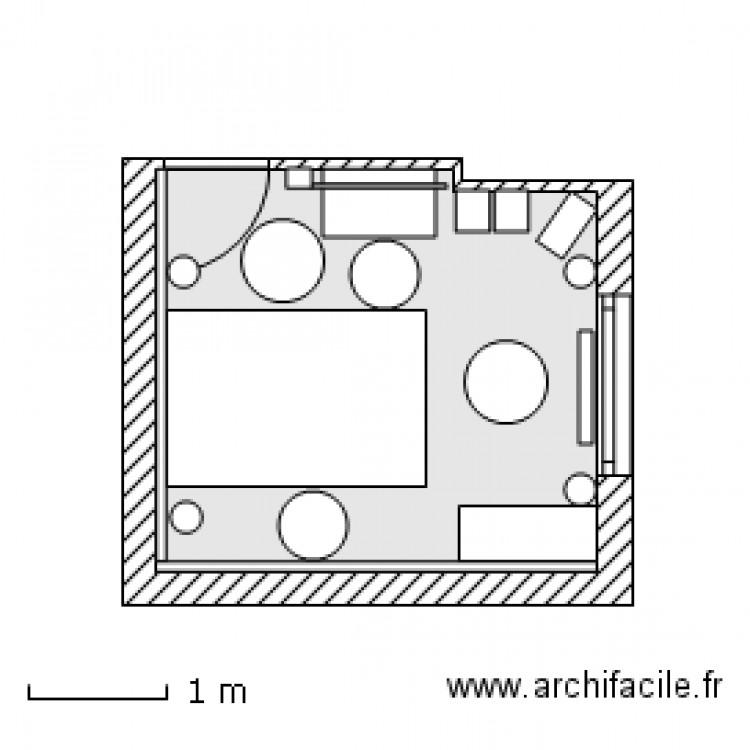 Salle home ciné avec les meubles (clic clac mode lit) BJG T3 V25 Nov11. Plan de 0 pièce et 0 m2