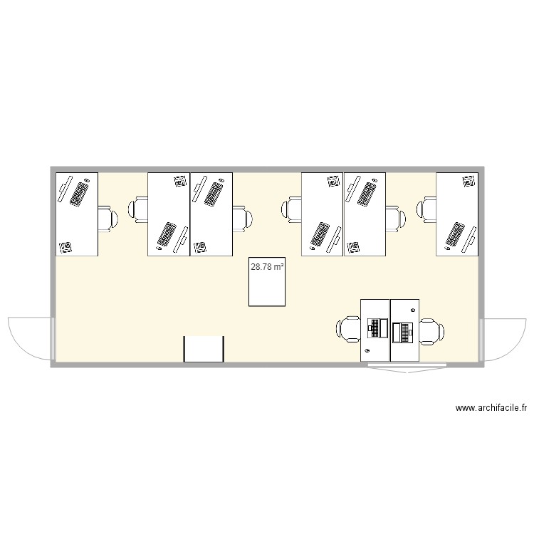 bureau bas 2. Plan de 0 pièce et 0 m2