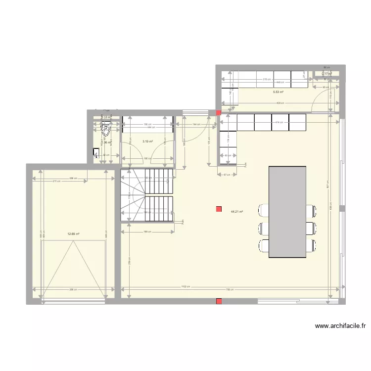 Maison SAE. Plan de 