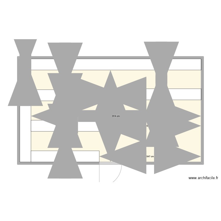 étagères. Plan de 0 pièce et 0 m2