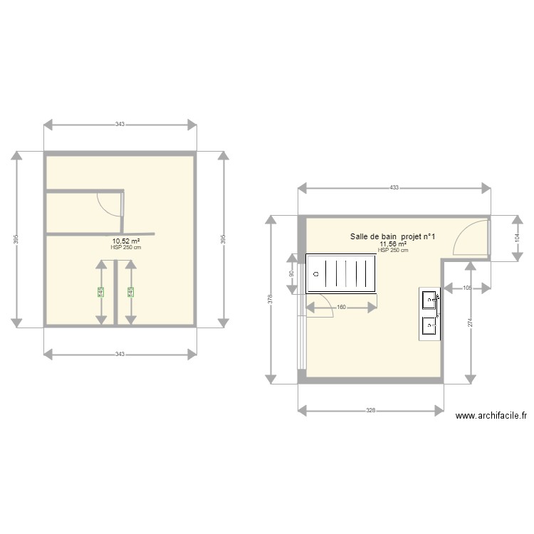 nuez sdb. Plan de 0 pièce et 0 m2