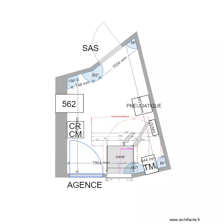 PLAN DE MASSE EXISTANT ARLES TREBON 328. Plan de 