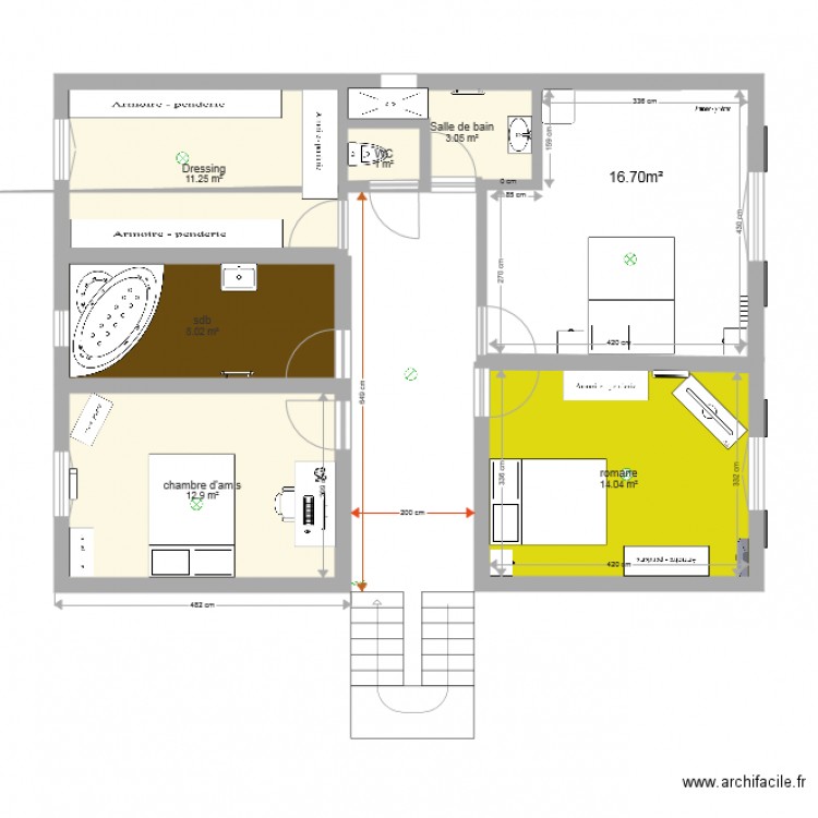 maison. Plan de 0 pièce et 0 m2