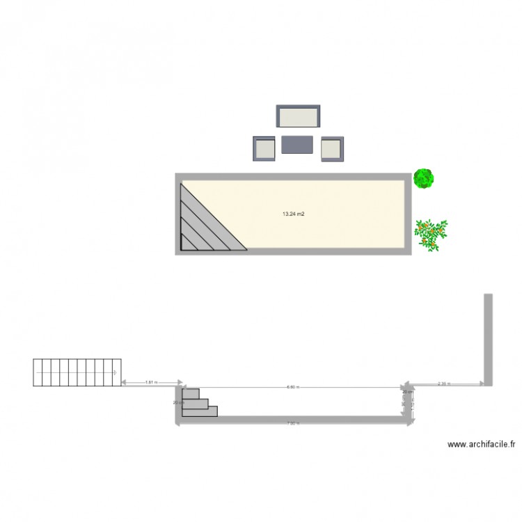 Plan en coupe piscine 2. Plan de 0 pièce et 0 m2