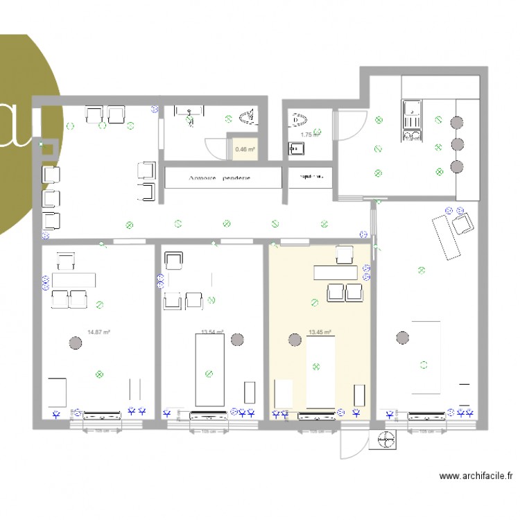 Uccle 2. Plan de 0 pièce et 0 m2