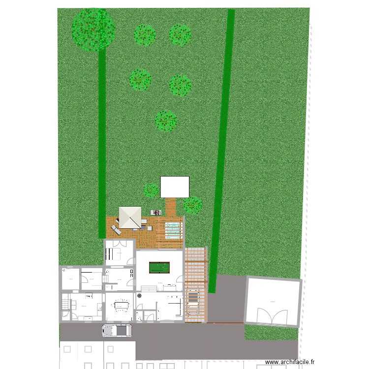 Maison Nath démolition Garage . Plan de 0 pièce et 0 m2