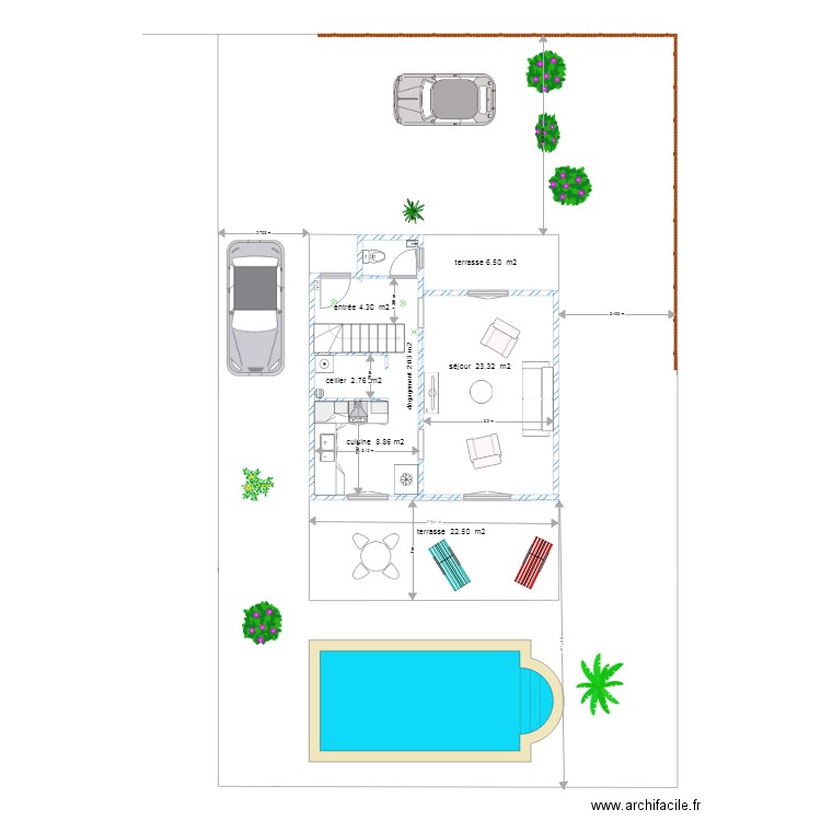 model  danaé. Plan de 0 pièce et 0 m2