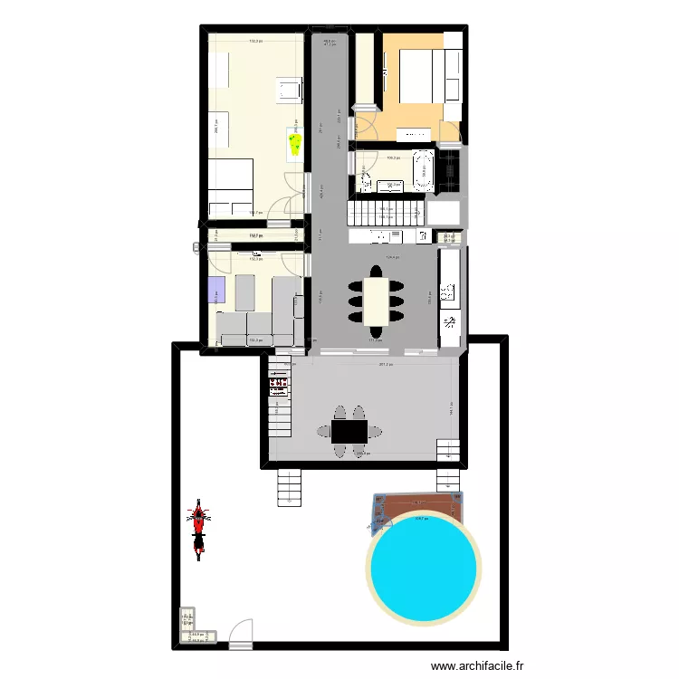 Gillou modele 2. Plan de 