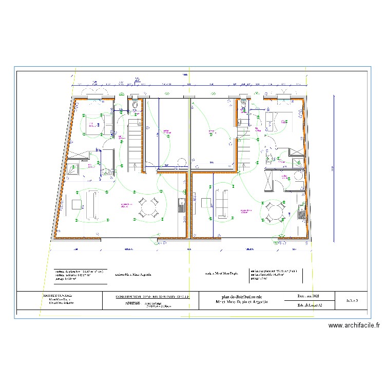 dolus RdC. Plan de 0 pièce et 0 m2