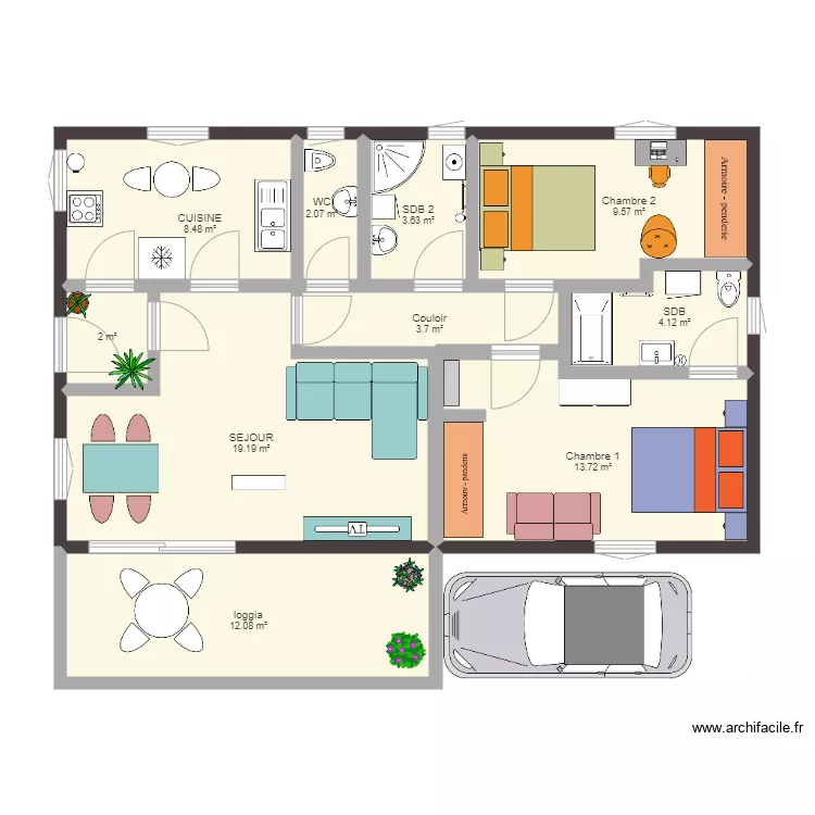 Mélissa. Plan de Mélissa. Plan de