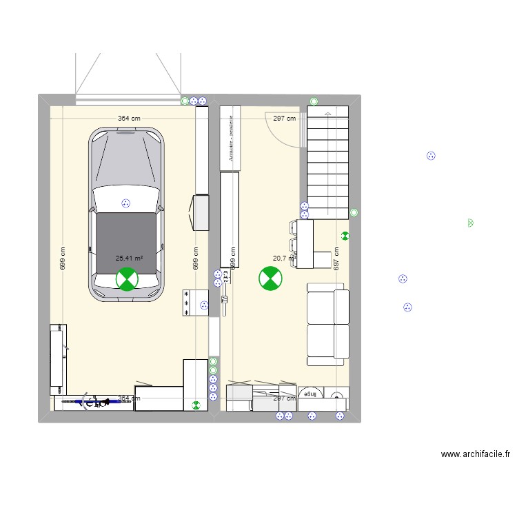 maison. Plan de 0 pièce et 0 m2