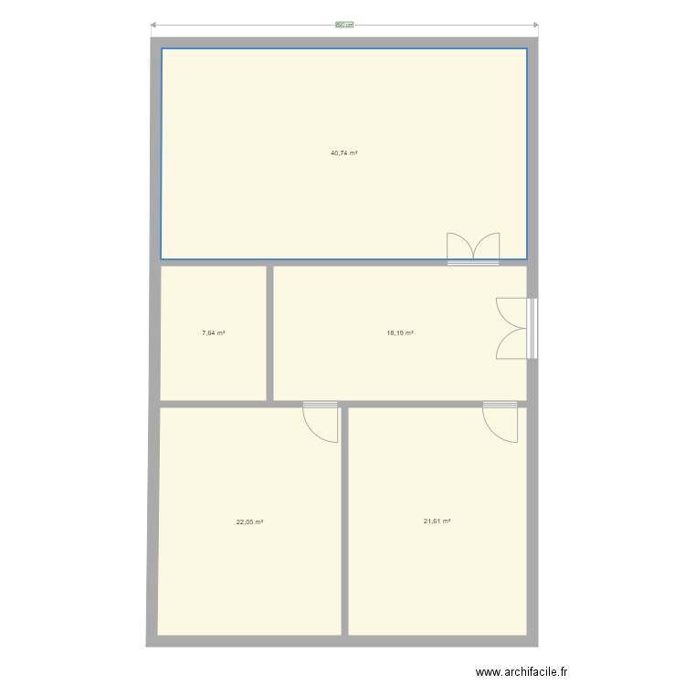 ecole. Plan de 0 pièce et 0 m2