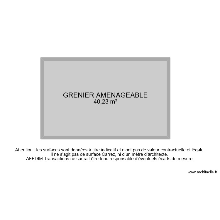 BI 9467 GRENIER . Plan de 0 pièce et 0 m2