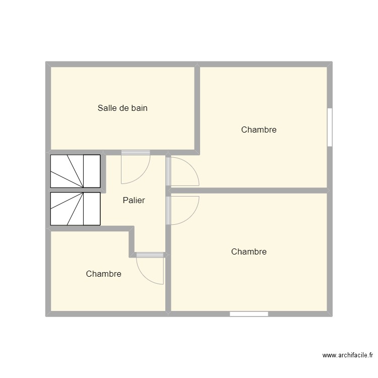 courbevoie 1er. Plan de 6 pièces et 28 m2