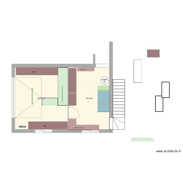 garage 3. Plan de 0 pièce et 0 m2