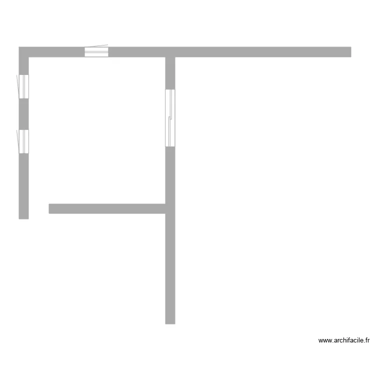 Peyraux rdc. Plan de 