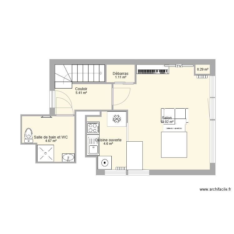 appartement T4. Plan de 0 pièce et 0 m2