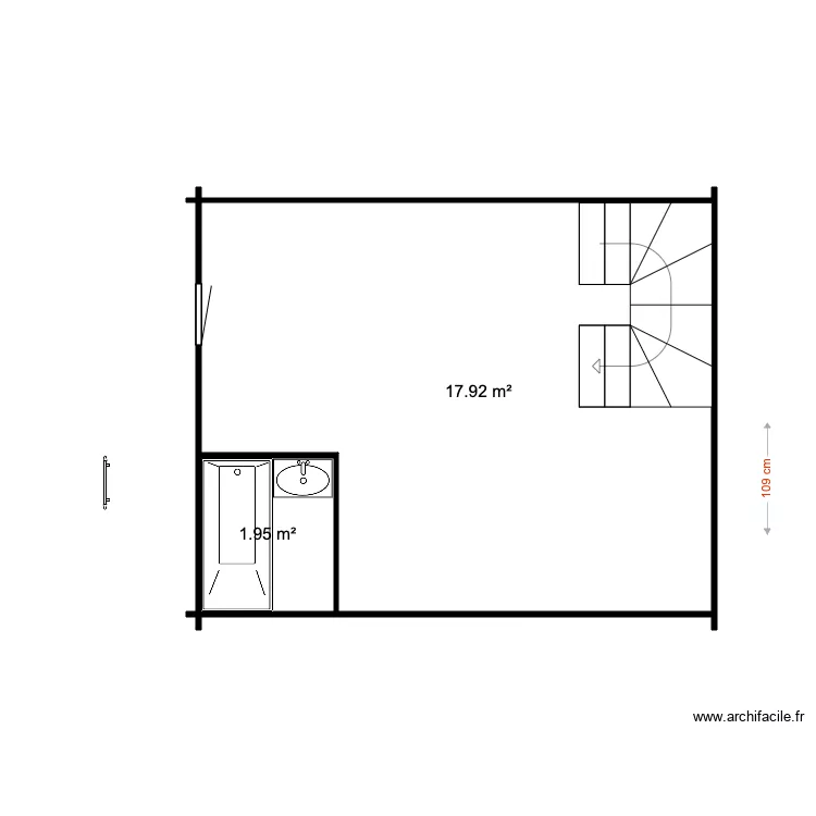 etage  20M . Plan de 