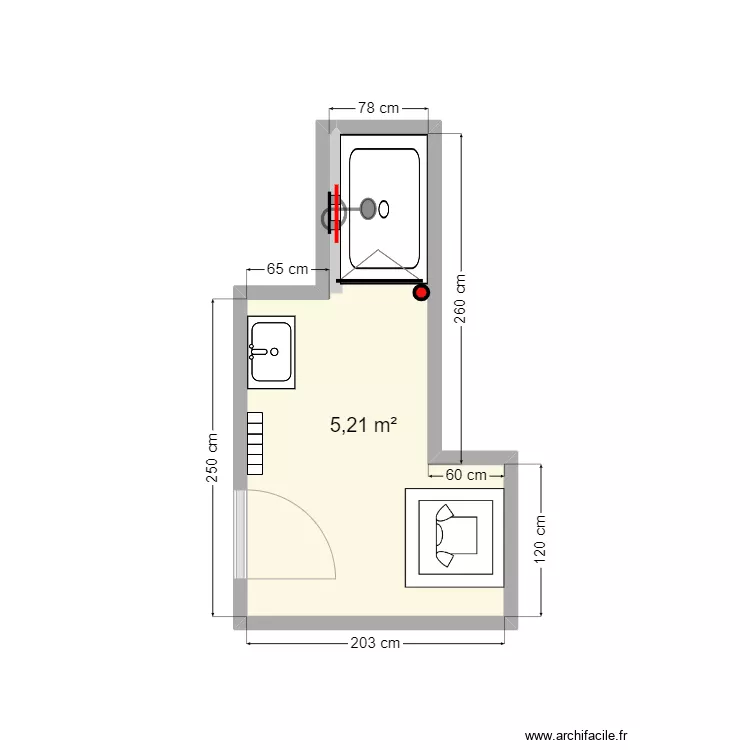 ERNEST plan projet&eacute;. Plan de 