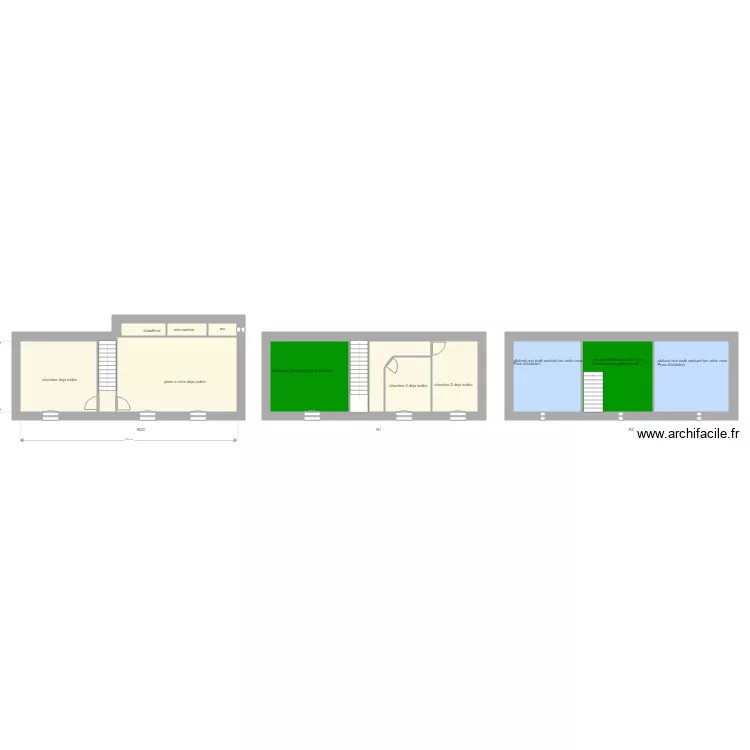 coudour plan. Plan de 