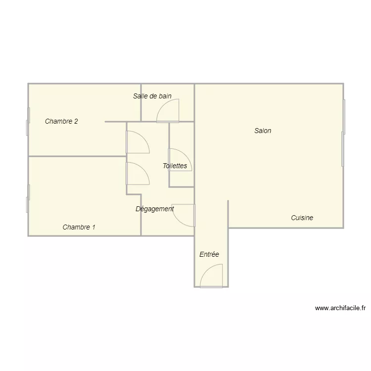 Croquis CAILLEY. Plan de 