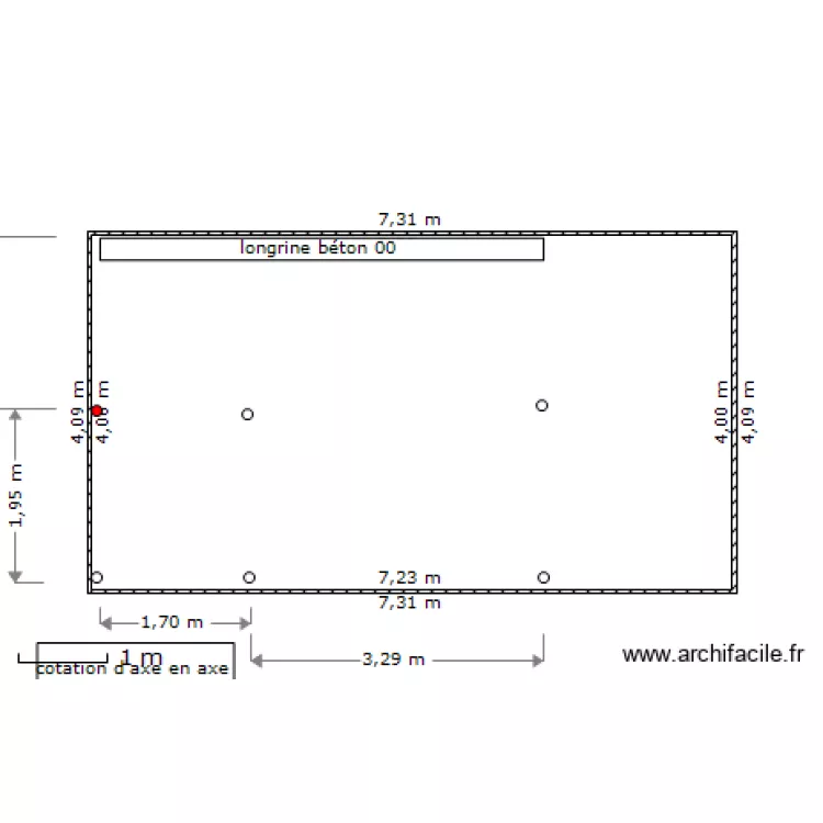 pieuxT28. Plan de 