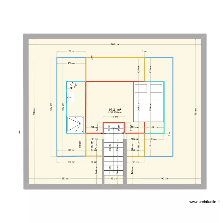 Plan Maison Grenier. Plan de Plan Maison Grenier. Plan de