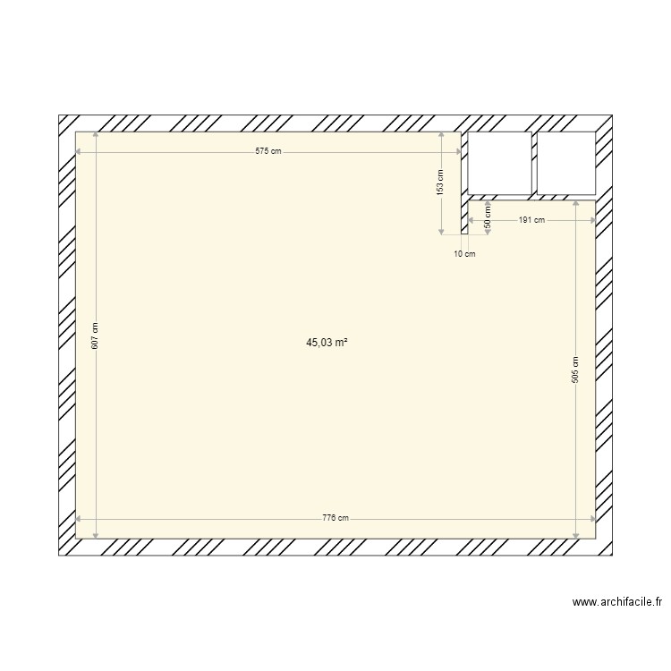 charlotte. Plan de 3 pièces et 47 m2