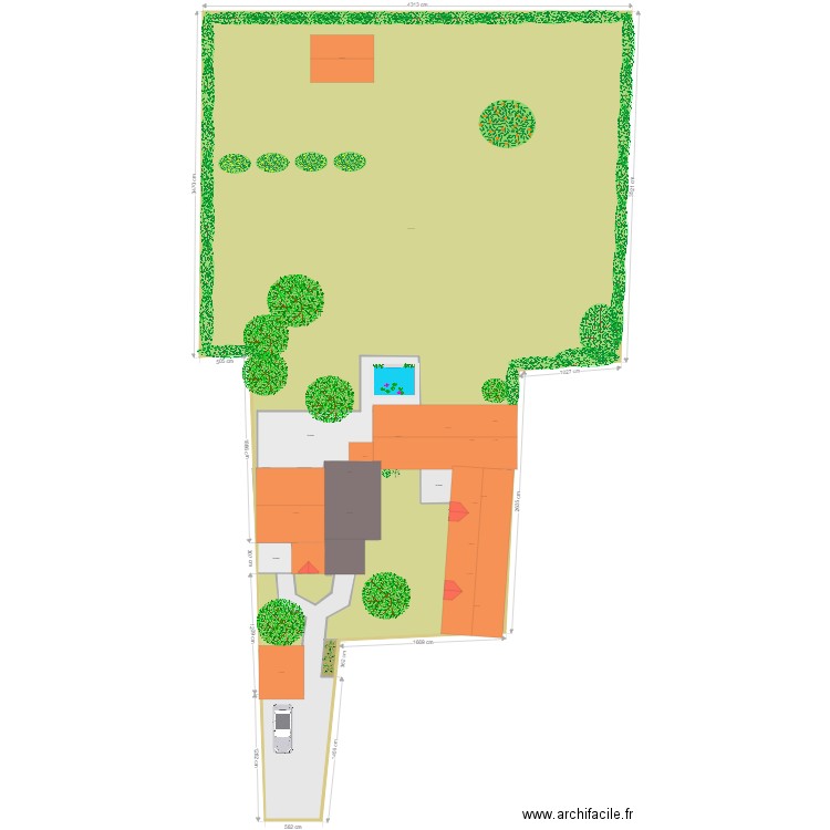 PONTHEVRARD terrain. Plan de 0 pièce et 0 m2