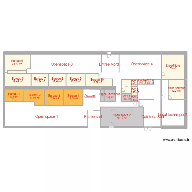 Nom des Salles. Plan de Nom des Salles. Plan de