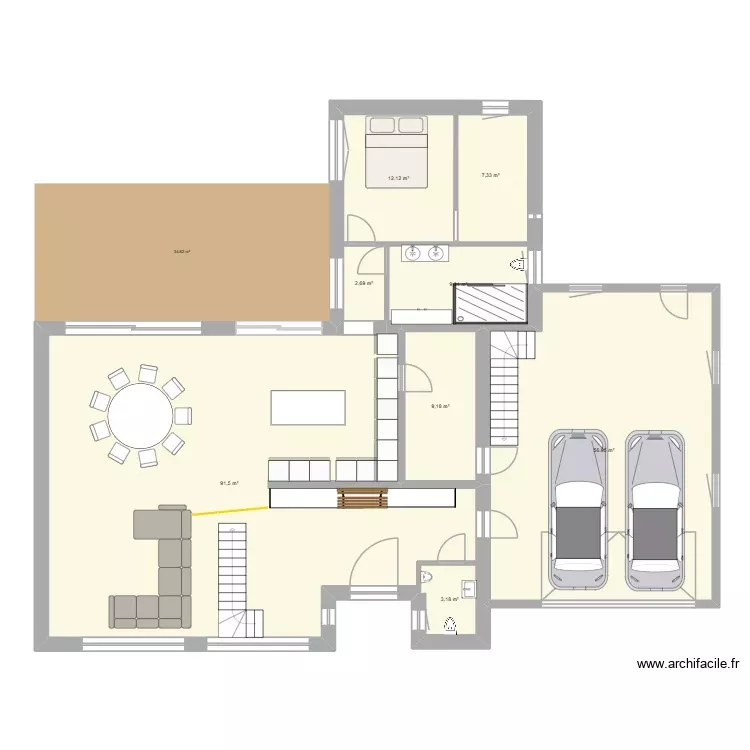 test. Plan de 8 Pièces et 192 m² test. Plan de 8 Pièces et 192 m²