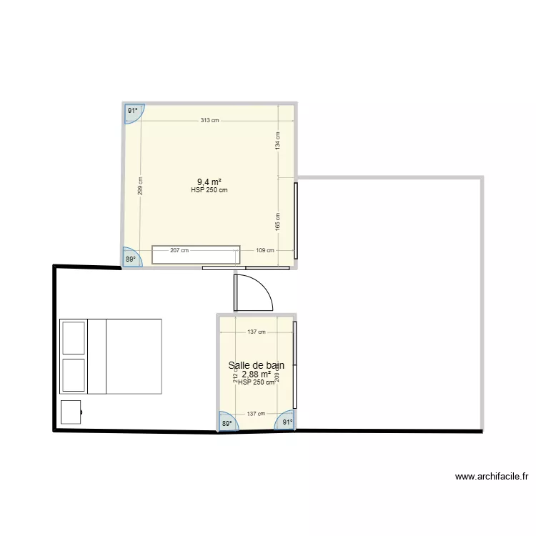 Appartement de Brianne PLAN cuisine et salle de B REVUES. Plan de 0 pièce et 0 m2
