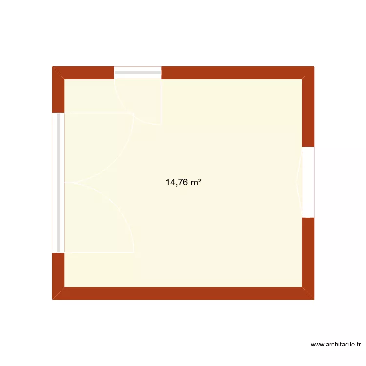Abri de jardin. Plan de 1 et 15 m² Abri de jardin. Plan de 1 et 15 m²