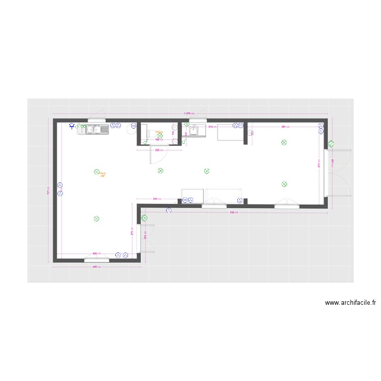acca elec. Plan de 0 pièce et 0 m2
