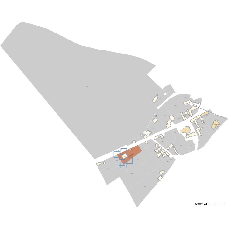 implantation Bournan3. Plan de 0 pièce et 0 m2