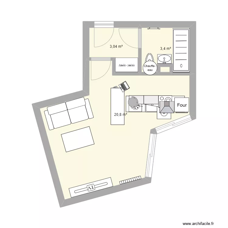 Projet Le Perreux. Plan de 
