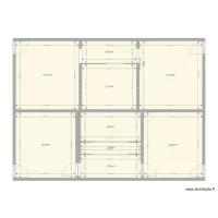 plan existant des vestiaires Gruizza Rognac