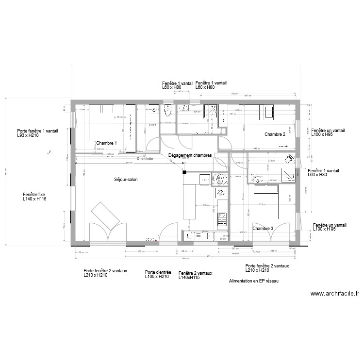 plan vierge. Plan de 0 pièce et 0 m2