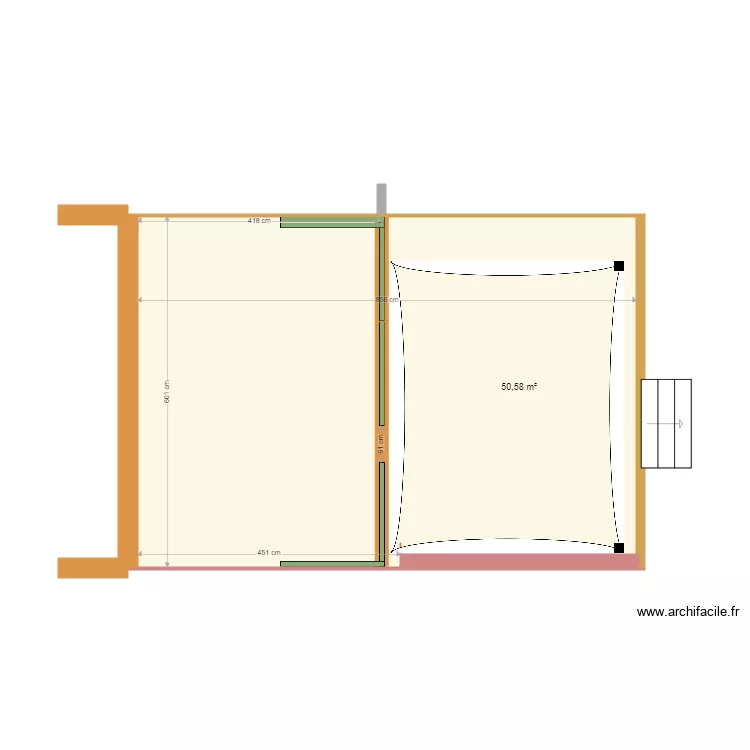 Panneau bois 01. Plan de 
